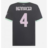 Billiga AC Milan Ismael Bennacer #4 Tredje fotbollskläder 2024-25 Kortärmad